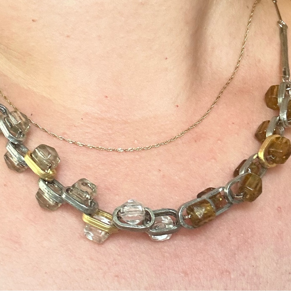 Anne-Marie Chagnon Necklace • Vintage Sculptural